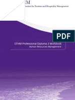 OTHM Professional Diploma 3 Workbook: Human Resources Management