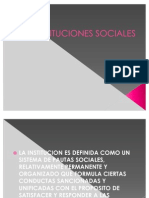 INSTITUCIONES SOCIALES