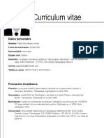 Curriculum Vitae 2019