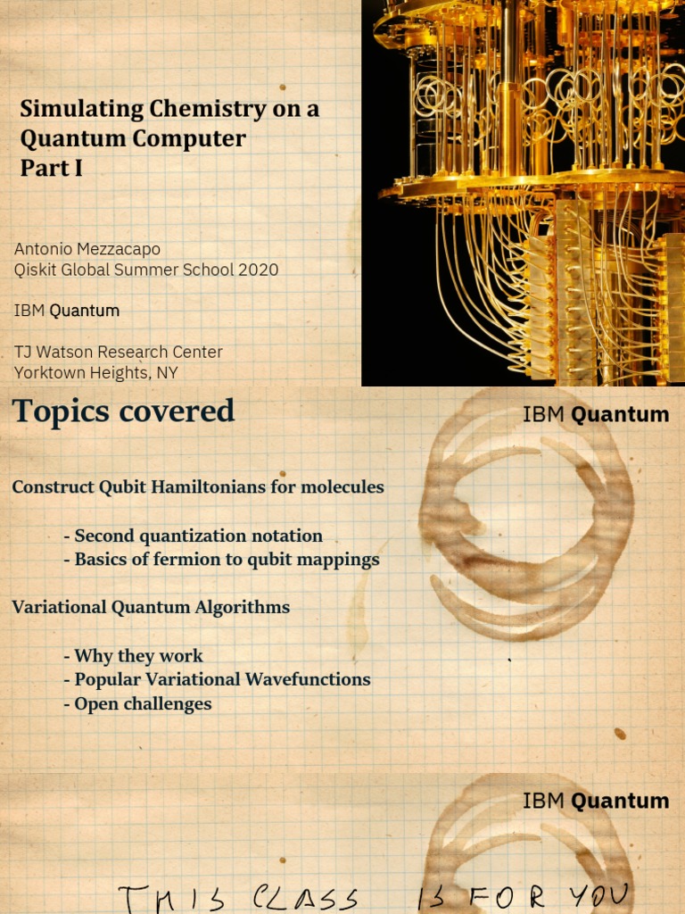 Quantum Chemistry Simulation Techniques | PDF | Quantum Computing ...