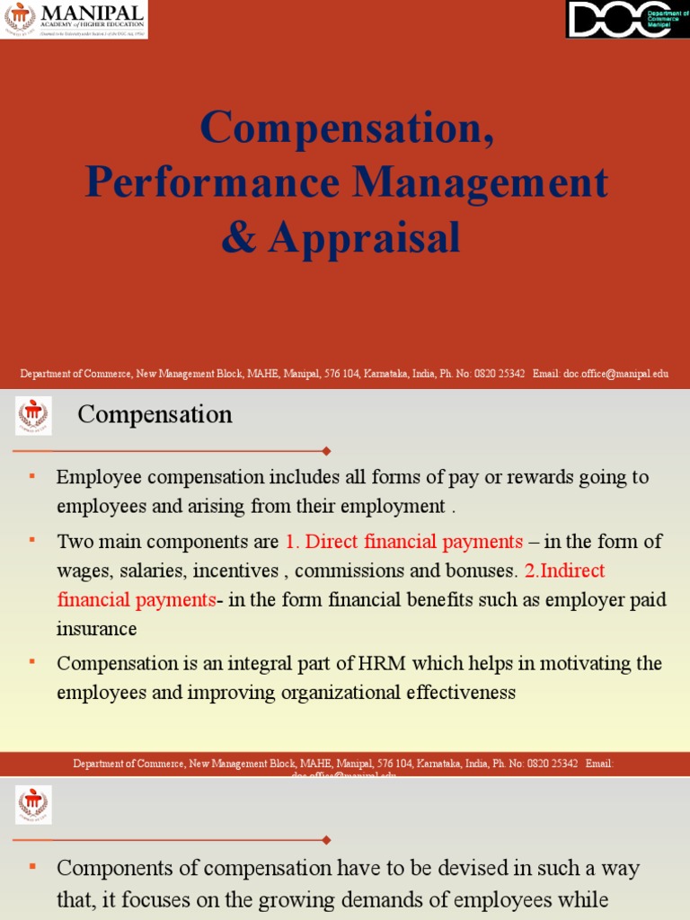 Compensation and Performance Management Guide | PDF | Performance ...