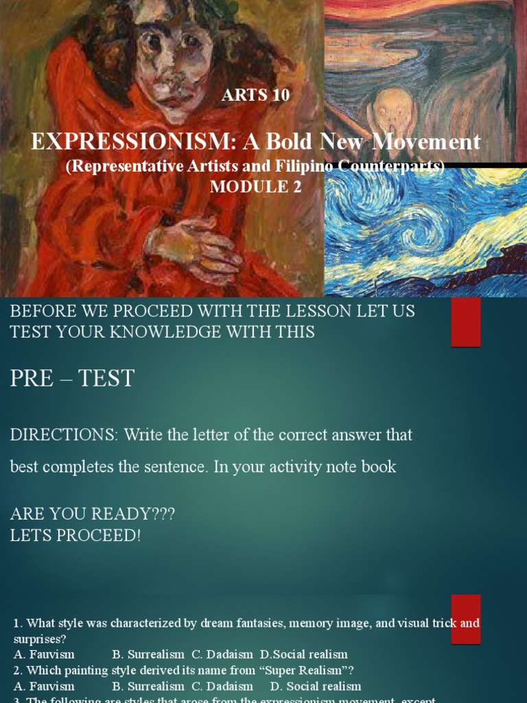 Expressionism: Key Artists and Styles | PDF | Expressionism | Movements