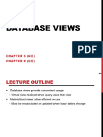 Database Views: CHAPTER 5 (6/E) CHAPTER 8 (5/E)