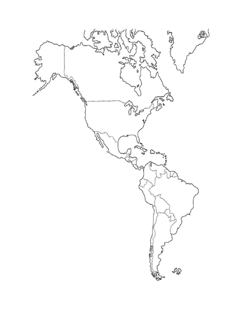 Mapa de America | PDF