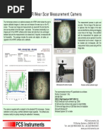 HFRR Wear Scar Measurement Camera: USB 2.0 High Speed Port (NOT USB 1.0)