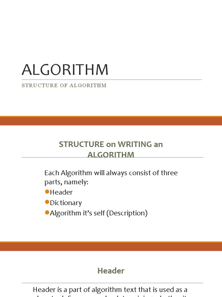 Structure of Algorithm | PDF | Algorithms | Applied Mathematics