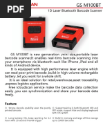 Generalscan m100bt Specification en