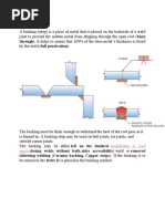 Back Weld vs Backing Weld Explained | PDF