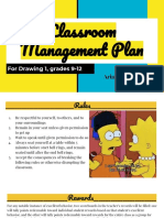 Classroom Management Plan