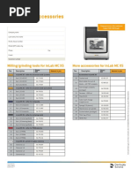 Inlab MC X5 Accessories: Order Form