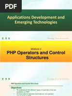 Main PDF 2 - PHP Operators and Control Structures PDF