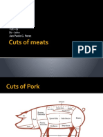 Cuts of Meats PowerPoint - TLE 9 - Jian Paolo G. Perez
