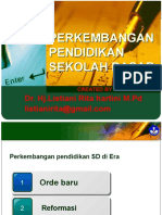 Perkembangan Pendidikan Sekolah Dasar di Era Orde Baru dan Reformasi