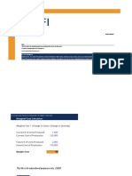 Marginal Cost Calculator: Strictly Confidential