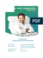 User Manual For Village & Ward Secretariat Department