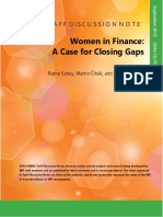 Women in Finance A Case For Closing Gaps