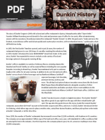 Dunkin' Donuts History