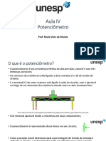 Aula IV - Potenciometro 1 PDF