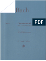 BACH. BWV 1034. Sonata en Mi Menor - Compressed