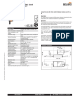 AHQB24-1-100 Technical Data Sheet: On/Off, Non-Spring Return, Linear, 24 V