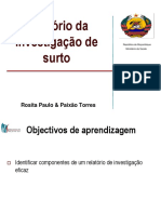 TEMA 6 - Relatório Da Investigação de Surto