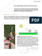 Practical Test: The Sun, A Unique Energy Source For The Solar System