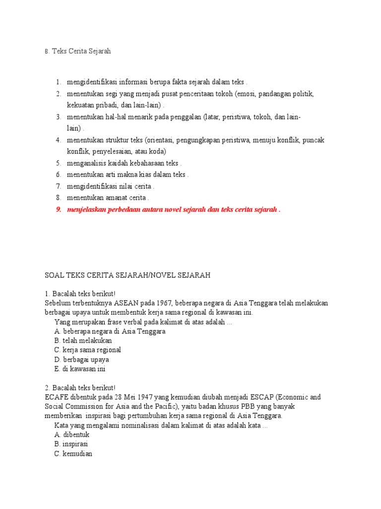 Soal Pg Teks Cerita Sejarah Pdf