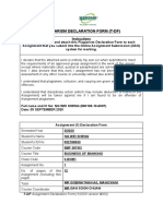 Plagiarism Declaration Form (T-DF) : Page)