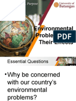 Environmental Problems and Their Effects