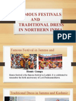 Famous Festivals AND Traditional Dress in Northern India