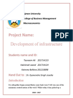 Project Name:: Development of Infrastructure