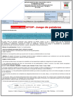 Formato para Actividades en Casa de Sociales Semana Del 06 Al 10 de JULIO de 2020