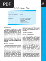 R.C.C. Spun Pipe: Ntroduction