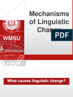 Mechanisms of Linguistic Change-1 PDF