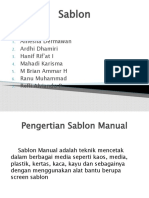 Sablon Manual