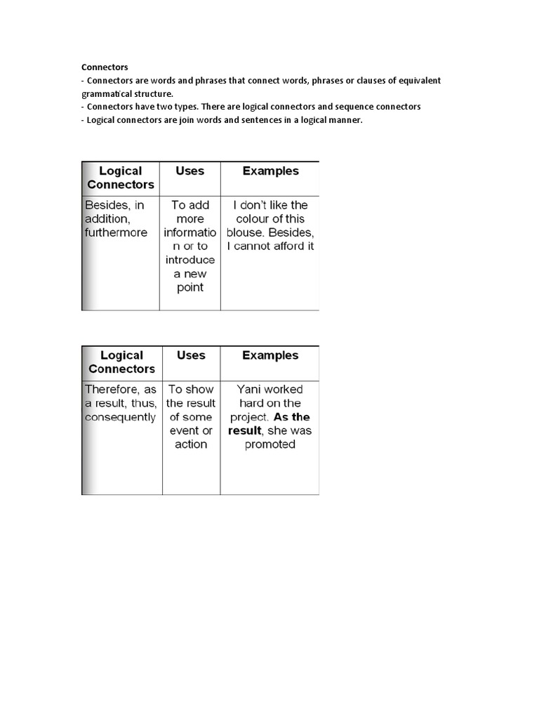 Connector 1 | PDF