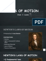 Laws of Motion: Aryne C. Luzano