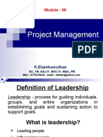 Project Management: Module - 06