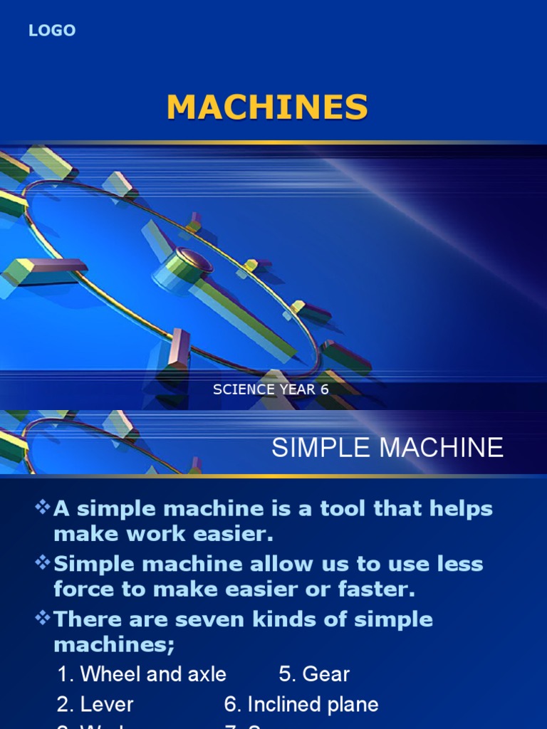 Simple Machines | PDF | Machines | Lever