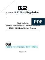 Final Criteria - Jps 2019-2024 Rate Review Process