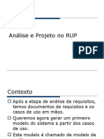 Analise e Projecto (Desenho) RUP