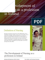 The Development of Nursing As A Profession in Ireland