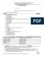 Test de Evaluare Initiala Clasa A XII-a ELECTRONICA SI AUTOMATIZARI