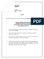 Borrador Ejercicio en Clase - Perdida de Investidura