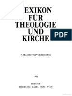 Lexicon für Theologie und Kirche 11 [Abkürzungsverzeichnis]