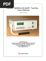 Futronic GMDSS-AIS-SART Test Box User's Manual: Version 13-09-2013