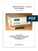 Futronic GMDSS-AIS-SART Test Box User's Manual: Version 13-09-2013