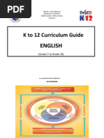 K To 12 Curriculum Guide: English