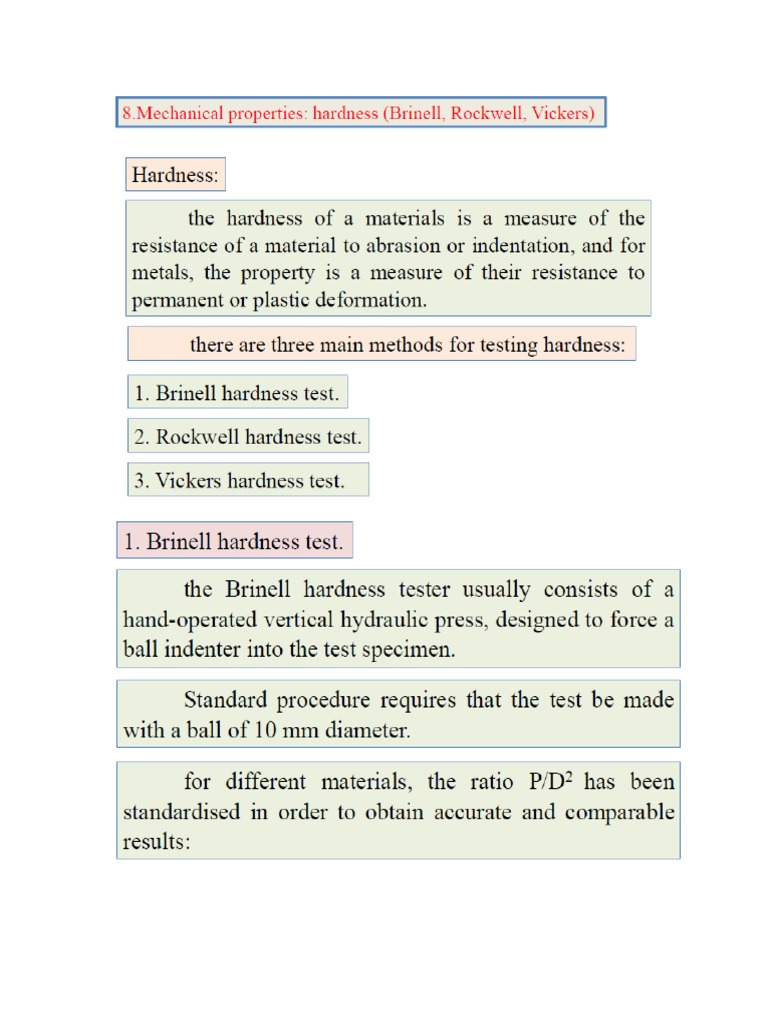 Brinell Hardness Test PDF