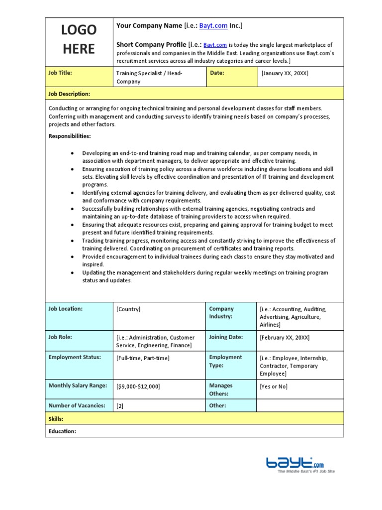 Training intelligence overview